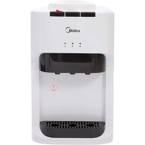 Midea Table Top Loading, 3 Taps Water Dispenser, White - YL1635T